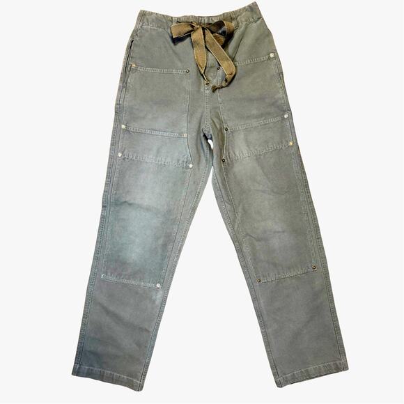 We The Free (Free People) Hayden Pull-On Pants XS Green - Picture 3 of 8